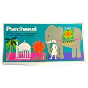 Vintage 1970s Copp Clark Parcheesi Board Game Complete